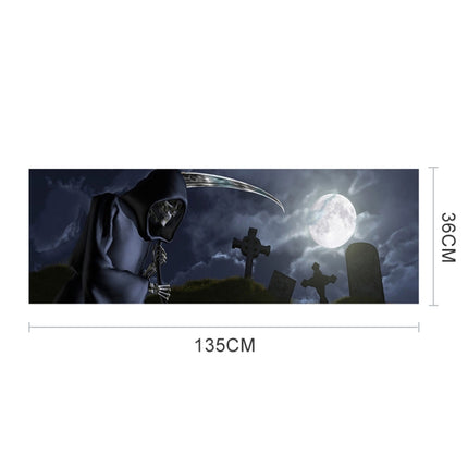 Death Cemetery Pattern Horror Series Car Rear Window Decorative Sticker, Size: 135 x 36cm, Size: 135 x 36cm