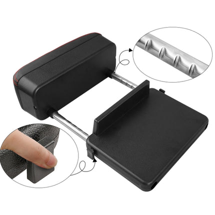 2 PCS Universal Car Wireless Qi Standard Charger PU Leather Wrapped Armrest Box Cushion Car Armrest Box Mat with Storage Box