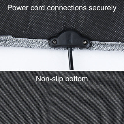 Car 12V Front Seat Heater Cushion Warmer Cover Winter Heated Warm, Double Seat