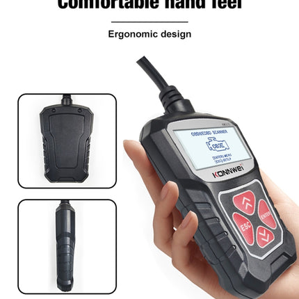 KONNWEI KW310 OBD Car Fault Detector Code Reader ELM327 OBD2 Scanner Diagnostic Tool, KW310