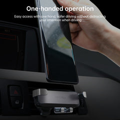 HAMTOD Pro Car Gravity Invisible Telescopic Mobile Phone Mount Holder