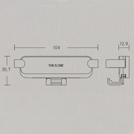 Soporte para teléfono móvil telescópico invisible para automóvil HAMTOD Pro Gravity