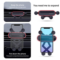 HAMTOD Little One Car Gravity Invisible Telescopic Mobile Phone Mount Holder