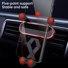 HAMTOD Little One Car Gravity Invisible Telescopic Mobile Phone Mount Holder