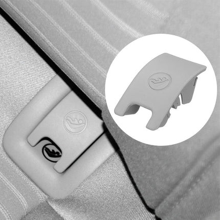 Car Rear Children Seat Isofix Cover for Audi A4 2009-2016, For Audi A4 2009-2016 (Black), For Audi A4 2009-2016 (Grey)