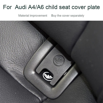 Car Rear Children Seat Isofix Cover for Audi A6 2013-2018