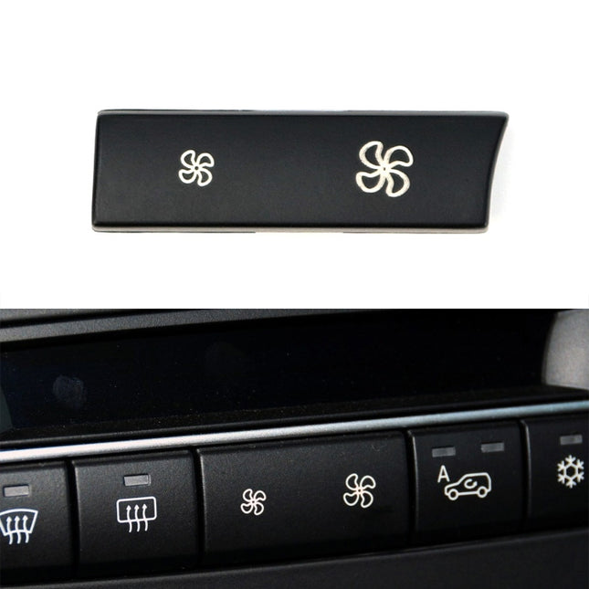 Car Wind Power Switch Air Conditioning Air Volume Button for BMW 5 Series 2011-2017 / 7 Series 2009-2015, Right High Configuration, Right High Configuration