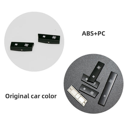Car Wind Power Switch Air Conditioning Air Volume Button for BMW 5 Series 2011-2017 / 7 Series 2009-2015, Right High Configuration, Right High Configuration