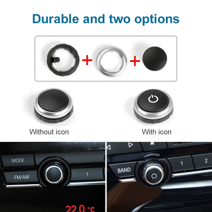 Car Radio Switch Button CD Player Volume Knob 64119350272 for BMW F15, For BMW F15