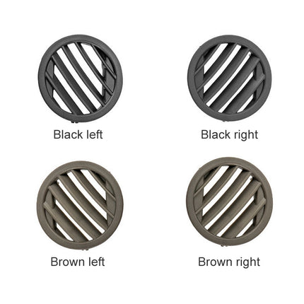 Car Left Side Dashboard Small Air Outlet Circular Air-conditioning Outlet for Mercedes-Benz GLK Class X204 2009-2016, Left Side for X204 (Black), Left Side for X204 (Brown)