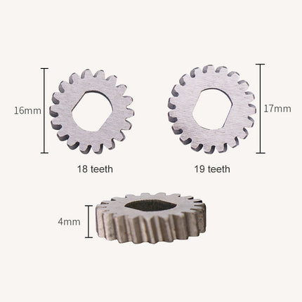 Car Sunroof Motor Gear for Mercedes-Benz W204/W212/W221/W164 / BMW F10/F02/E90/E70, 18 Teeth, 18 Teeth