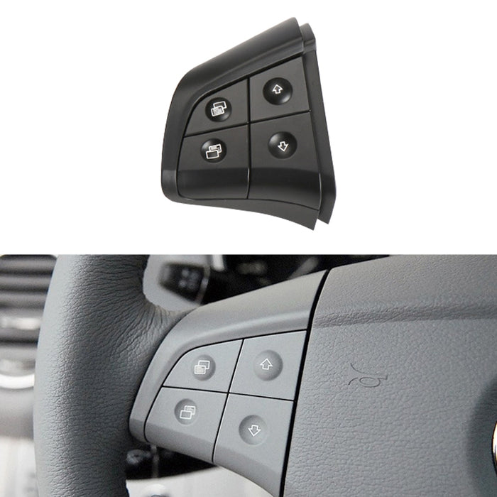 Car Left Side 4-button Steering Wheel Switch Buttons Panel 1648200010 for Mercedes-Benz W164, Left Driving, Left Side 4-button (Black), Left Side 4-button (Coffee), Left Side 4-button (Grey)