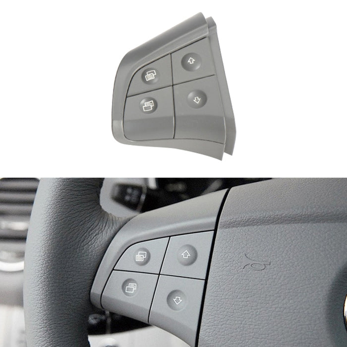 Car Left Side 4-button Steering Wheel Switch Buttons Panel 1648200010 for Mercedes-Benz W164, Left Driving, Left Side 4-button (Black), Left Side 4-button (Coffee), Left Side 4-button (Grey)