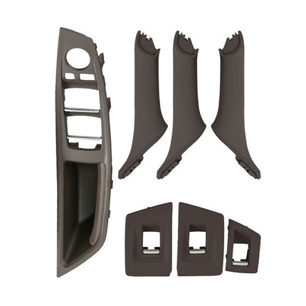 Car Standard Version Inside Doors Handle Pull Trim Cover 5141 7225 873 for BMW F10 F18, Left Driving, Standard Version (Wine Red), Standard Version (Black), Standard Version (Dark Coffee), Standard Version (Beige White), Standard Version (Grey)        ...