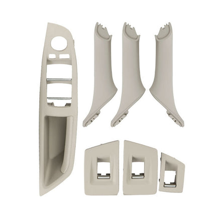 Car Standard Version Inside Doors Handle Pull Trim Cover 5141 7225 873 for BMW F10 F18, Left Driving, Standard Version (Wine Red), Standard Version (Black), Standard Version (Dark Coffee), Standard Version (Beige White), Standard Version (Grey)        ...