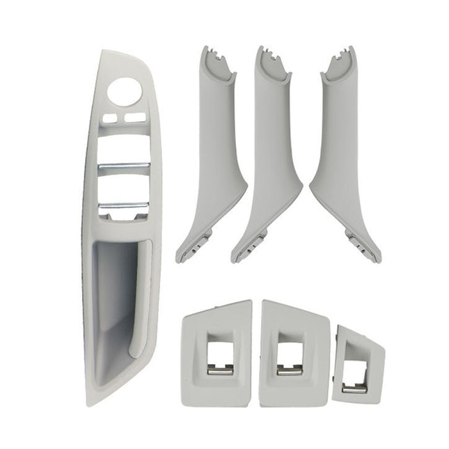 Car Standard Version Inside Doors Handle Pull Trim Cover 5141 7225 873 for BMW F10 F18, Left Driving, Standard Version (Wine Red), Standard Version (Black), Standard Version (Dark Coffee), Standard Version (Beige White), Standard Version (Grey)        ...