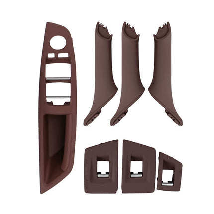 Car Standard Version Inside Doors Handle Pull Trim Cover 5141 7225 873 for BMW F10 F18, Left Driving, Standard Version (Wine Red), Standard Version (Black), Standard Version (Dark Coffee), Standard Version (Beige White), Standard Version (Grey)        ...