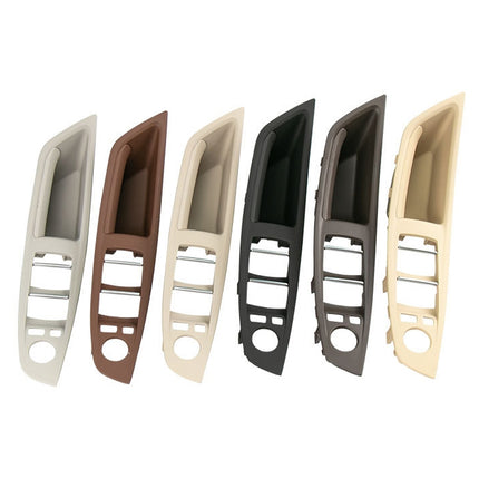 Car Standard Version Inside Doors Handle Pull Trim Cover 5141 7225 873 for BMW F10 F18, Left Driving, Standard Version (Wine Red), Standard Version (Black), Standard Version (Dark Coffee), Standard Version (Beige White), Standard Version (Grey)        ...