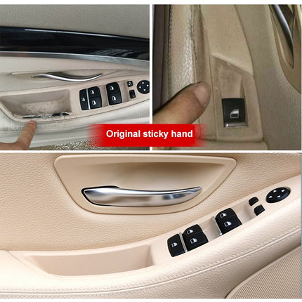 Car Standard Version Inside Doors Handle Pull Trim Cover 5141 7225 873 for BMW F10 F18, Left Driving, Standard Version (Wine Red), Standard Version (Black), Standard Version (Dark Coffee), Standard Version (Beige White), Standard Version (Grey)        ...