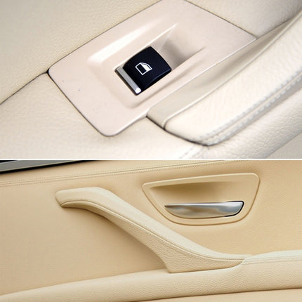 Car Imported Version Inside Doors Handle Pull Trim Cover 5141 7225 873 for BMW F10 F18, Left Driving, Imported Version (Wine Red), Imported Version (Dark Coffee), Imported Version (Beige White), Imported Version (Grey), Imported Version (Beige)