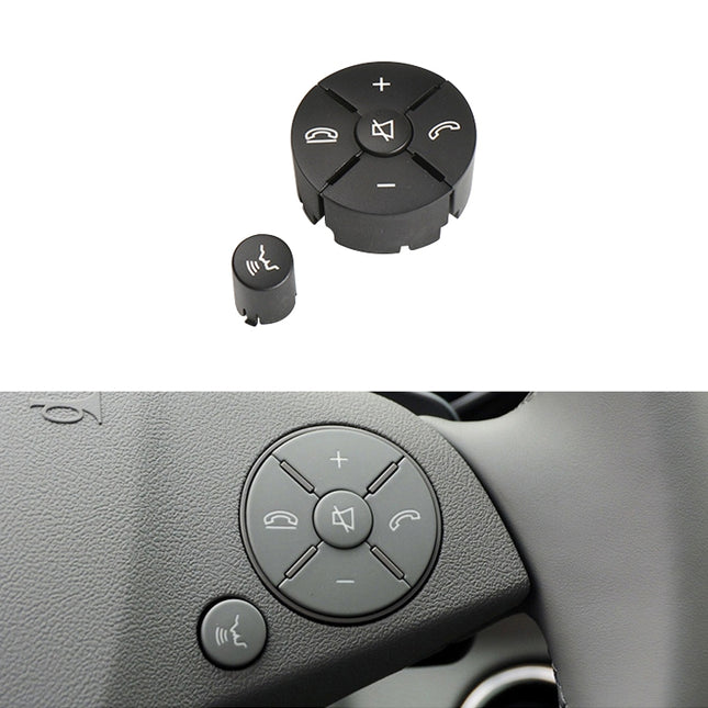Car Right Side Steering Wheel Switch Buttons Panel for Mercedes-Benz W204 2007-2014, Left Driving, Right Side (Black), Right Side (Grey), Right Side (Beige), Right Side (Brown)