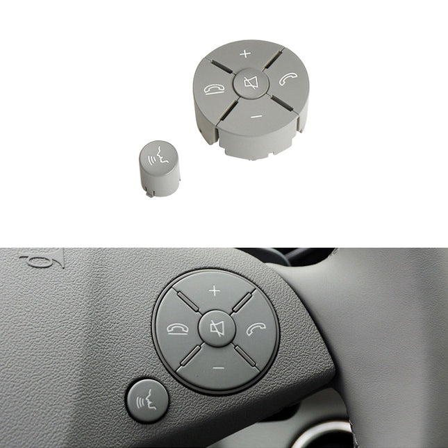 Car Right Side Steering Wheel Switch Buttons Panel for Mercedes-Benz W204 2007-2014, Left Driving, Right Side (Black), Right Side (Grey), Right Side (Beige), Right Side (Brown)