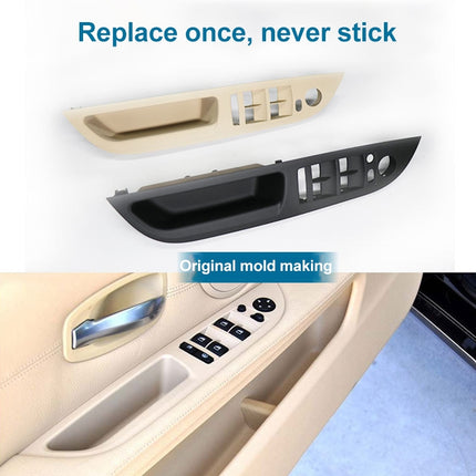 Car Left Front Door Window Lift Switch Trim Panel 51416983705 for BMW E60 2008-2010, Left Driving Standard Version, Standard Version