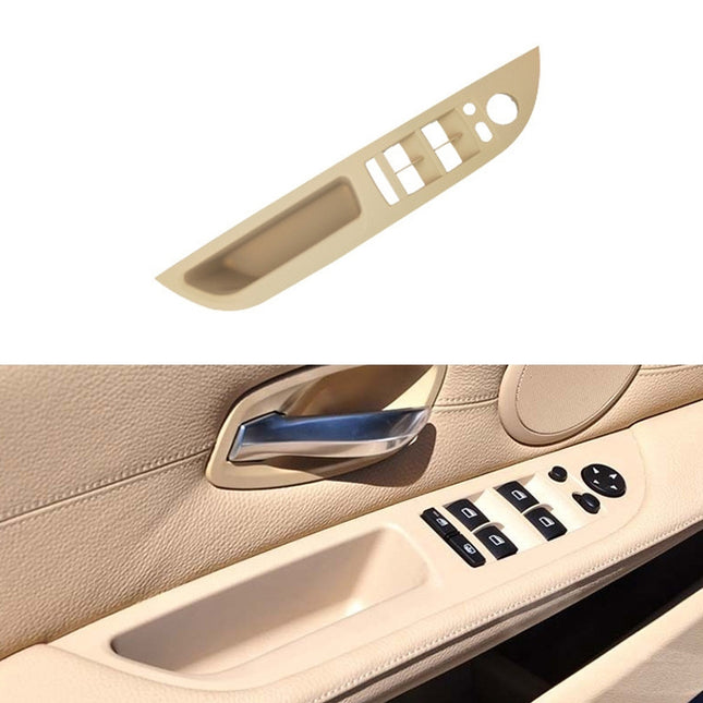Car Left Front Door Window Lift Switch Trim Panel 51416983705 for BMW E60 2008-2010, Left Driving High Configuration Version, High Configuration Version