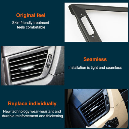 Car Left Side Air Conditioner Vent Panel for BMW X1, Left Driving(Color: Bright), Left Side (Color: Matte), Left Side (Color: Bright)