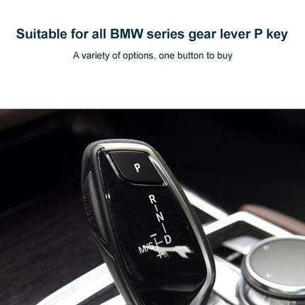 Car Gear Lever Auto Parking Button Letter P Cap for BMW X5 X6 2013-, Left Driving, For BMW X5 X6 2013-