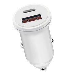 PD 20W USB-C / Type-C + QC 3.0 USB Interface Fast Charging Car Charger