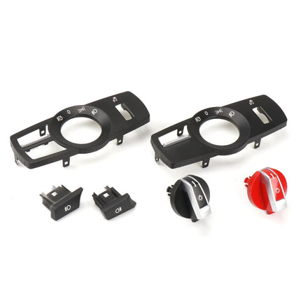Car Headlight Switch Panel for BMW 5 Series 2010-2017, Left Driving Medium Configuration Version, Headlight Switch Panel Medium Configuration Version
