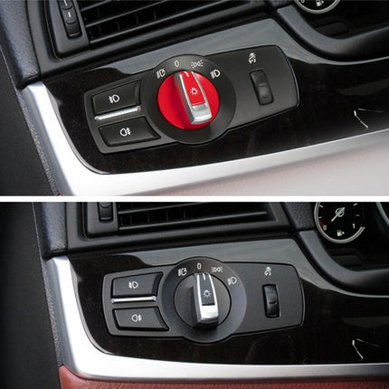 Car Headlight Switch Panel for BMW 5 Series 2010-2017, Left Driving Medium Configuration Version, Headlight Switch Panel Medium Configuration Version