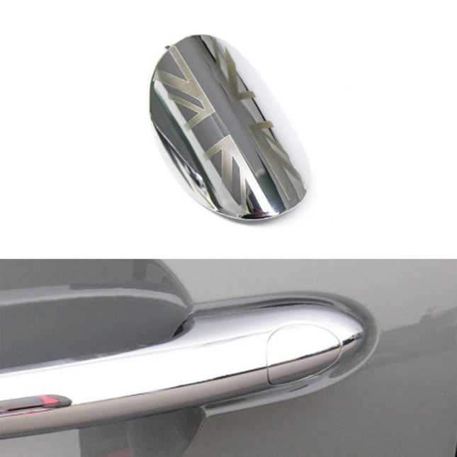 Car Outside Door Handle Covering Cap 51217431945 for BMW mini F55, Left Driving(UK Flag Style)
