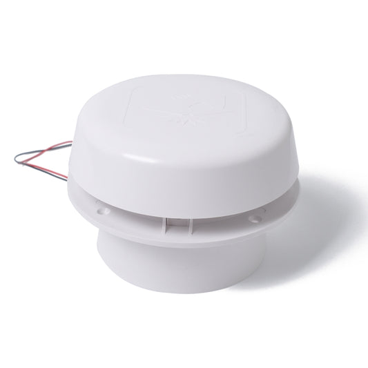Mushroom Shape 12V White Volt  RV Roof Mute Air Vent Fan Camper Travel Trailer, A0673