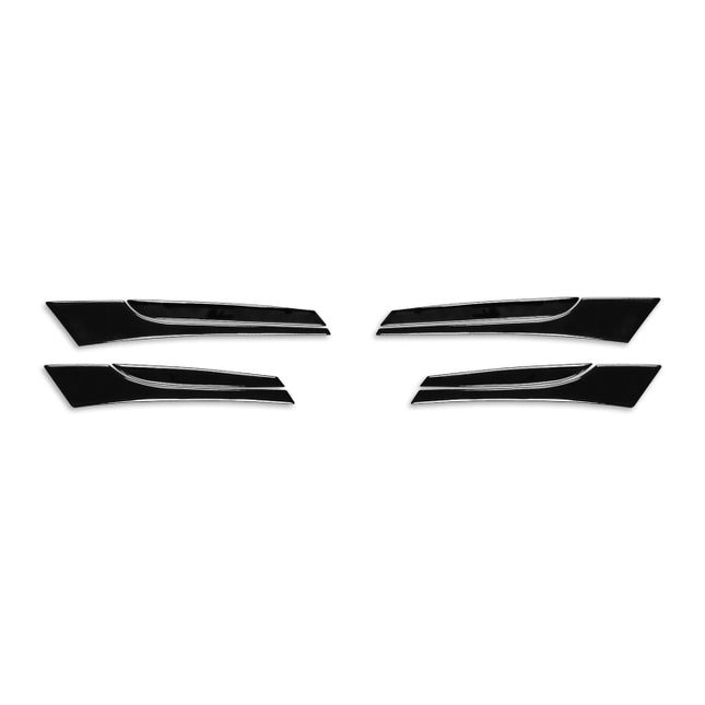 For Mazda 3 Axela 2010-2013 8 in 1 Car Door Push Handle Decorative Sticker, Left and Right Drive Universal, Door Push Handle