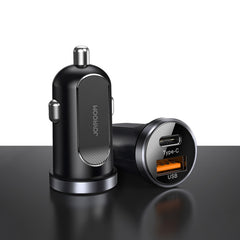 JOYROOM C-A08 30W Mini PD+QC3.0 Smart-Autoladegerät mit zwei Anschlüssen, C-A08