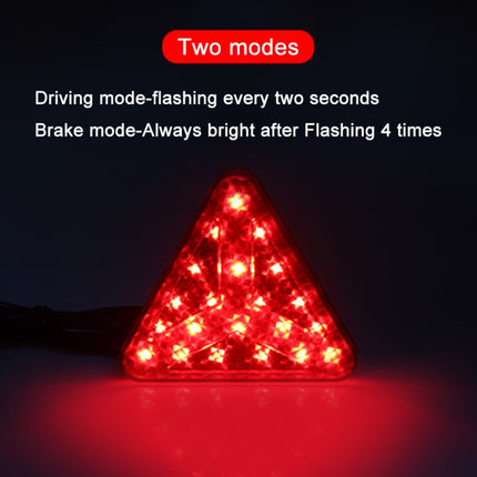 Bicycle / Mountain Bike Y Style Triangle Pilot Light LED Tail Light, Y Style