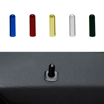 Car Door Latch Pin Door Screw Knob Cap Cover Trim for BMW F10, Left and Right Driving, For BMW F10 (Black)