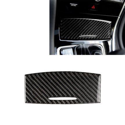 Car Carbon Fiber Gear Shift Ashtray Decorative Sticker for Infiniti Q50 / Q60 2014-2020, Gear Shift Ashtray