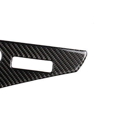 2 PCS Car Carbon Fiber Door Inner Handle Panel Decorative Sticker for Infiniti Q60, Left Drive, Door Inner Handle Panel
