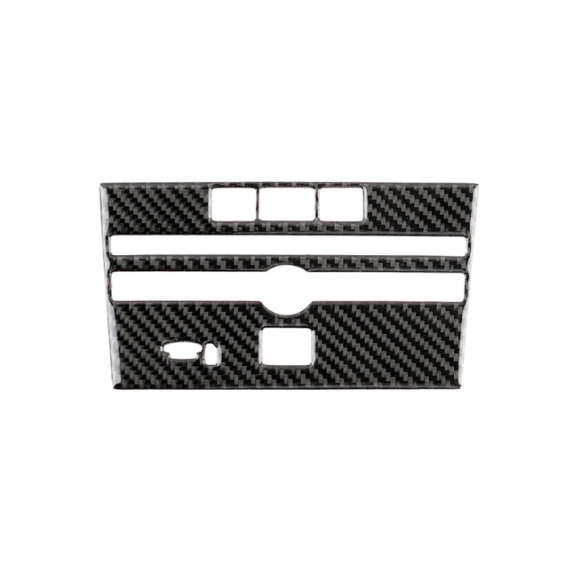 Car Carbon Fiber CD  Console Panel Decorative Sticker for Infiniti Q50 / Q60 2014-2020