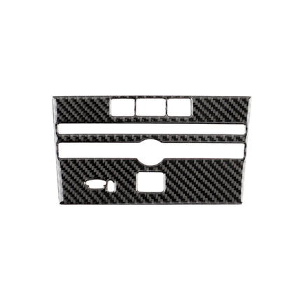 Car Carbon Fiber CD  Console Panel Decorative Sticker for Infiniti Q50 / Q60 2014-2020, CD Console Panel  (B)