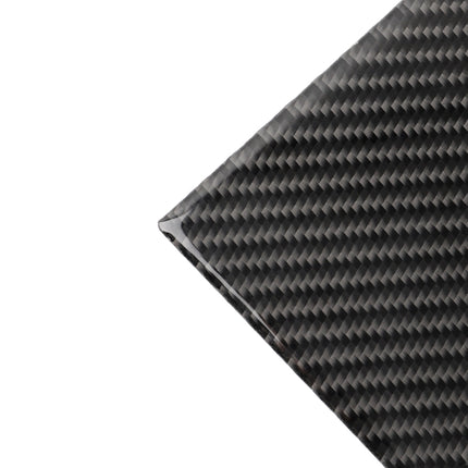 2 PCS Car Carbon Fiber Rear Water Cup Holder Panel Decorative Sticker for Infiniti Q50 / Q60 2014-2020