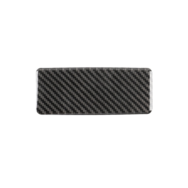 Car Carbon Fiber Rear Seat Ashtray Panel Decorative Sticker for Infiniti Q50 / Q60 2014-2020