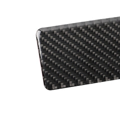 Car Carbon Fiber Rear Seat Ashtray Panel Decorative Sticker for Infiniti Q50 / Q60 2014-2020