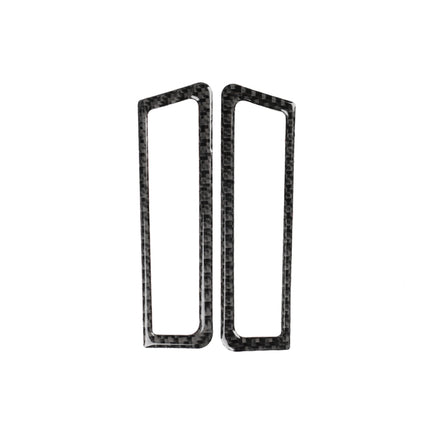 2 PCS Car Carbon Fiber A Column Air Outlet Frame Decorative Sticker for Infiniti Q50 / Q60 2014-2020, A Column Air Outlet Frame