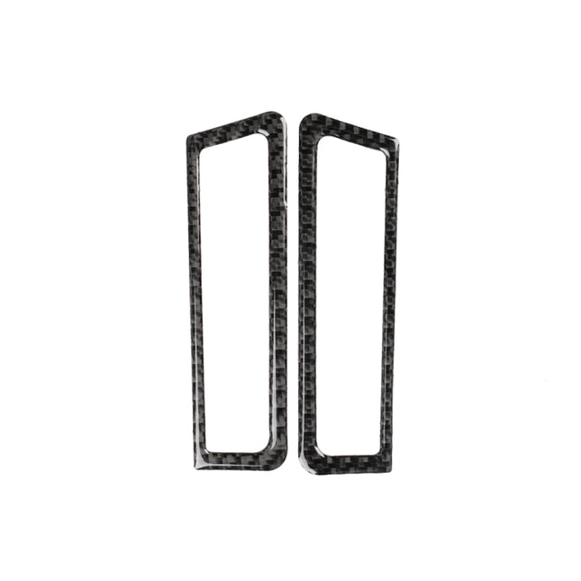 2 PCS Car Carbon Fiber A Column Air Outlet Frame Decorative Sticker for Infiniti Q50 / Q60 2014-2020, A Column Air Outlet Frame