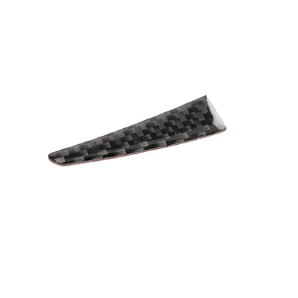2 PCS Car Carbon Fiber Steering Wheel Below Decorative Sticker for Infiniti Q50 / Q60 2014-2020, Steering Wheel Below