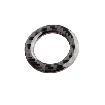 Car Carbon Fiber One-button Start Decorative Sticker for Infiniti Q50 / Q60 2014-2020, One-button Start